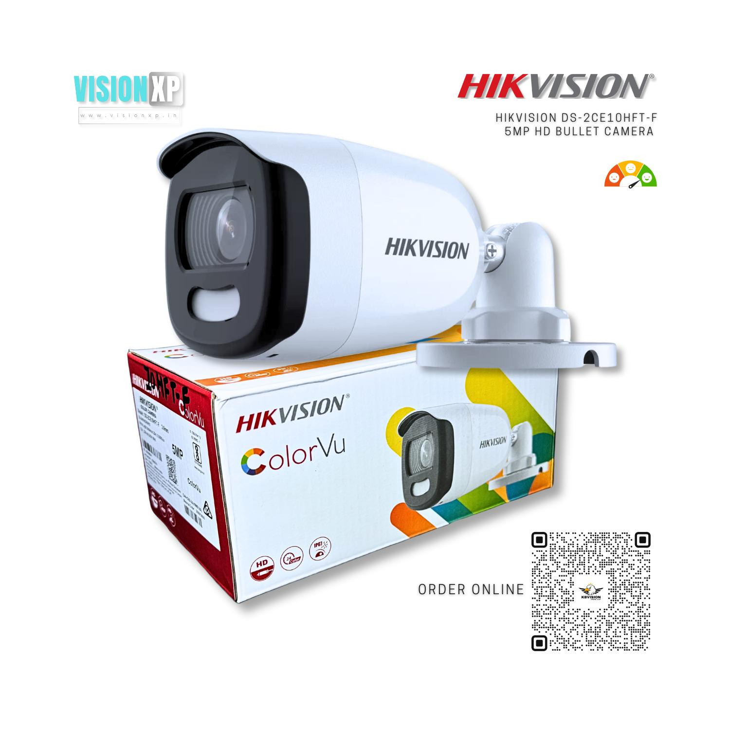 Hikvision DS-2CE10HFT-F 5MP HD Bullet Camera