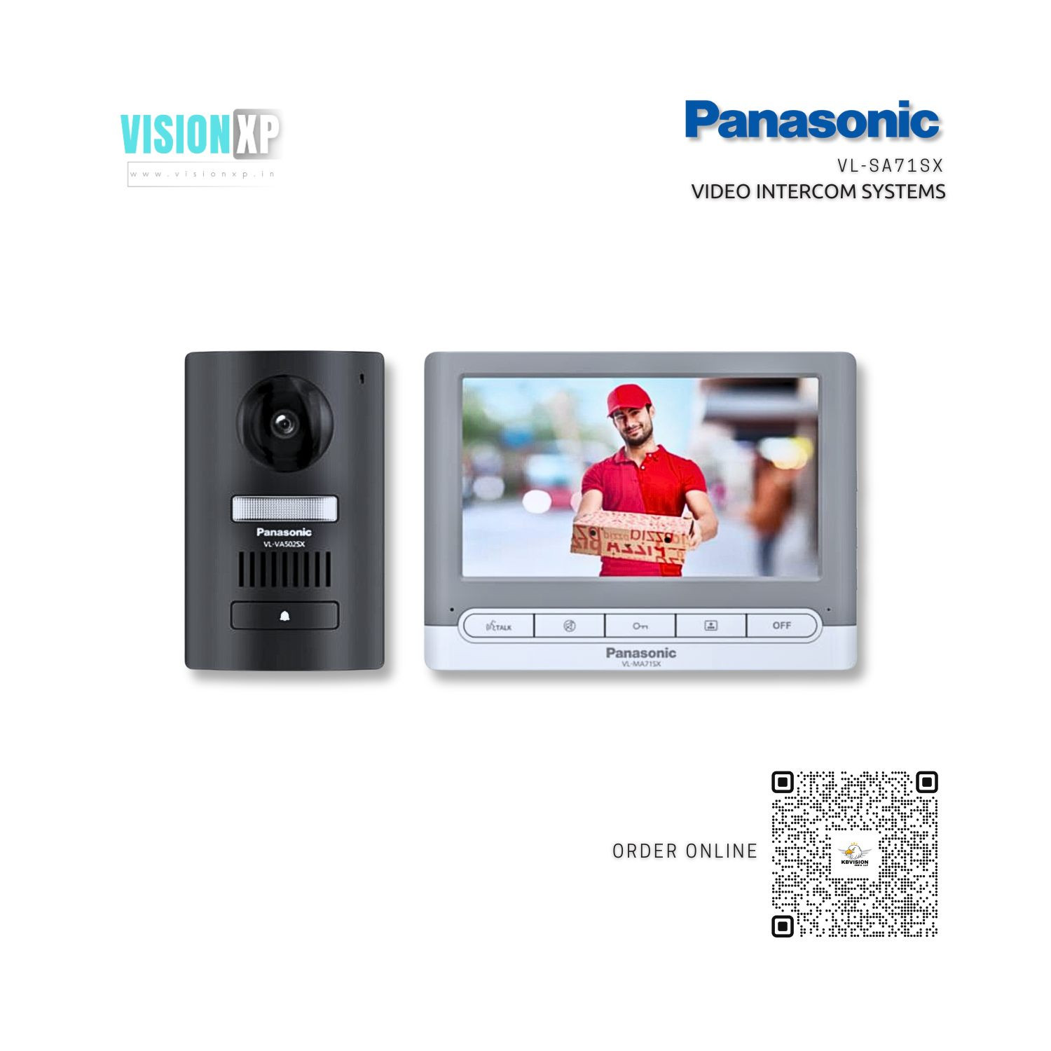 Panasonic VL-SA71SX Video Door Phone Bell Systems