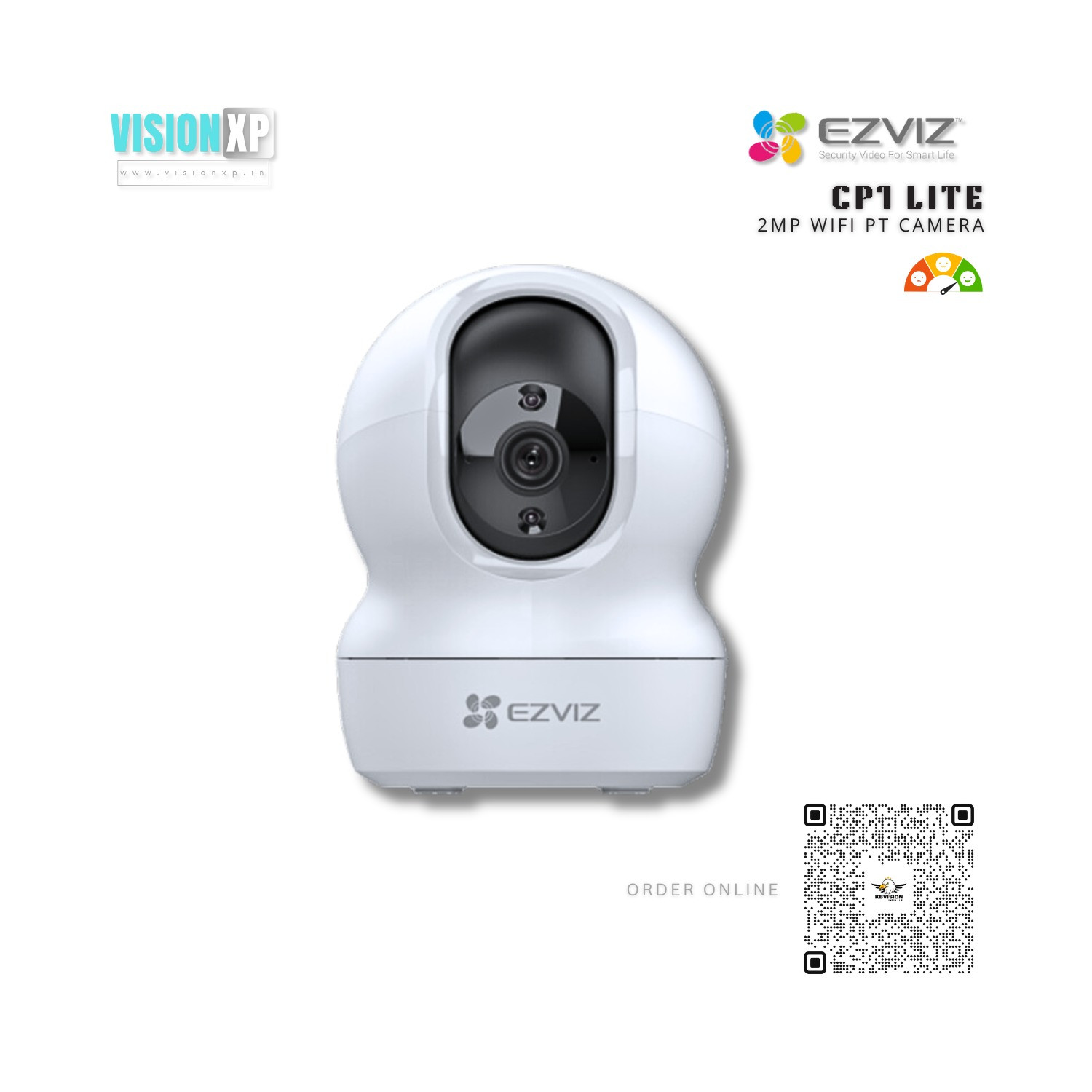 Ezviz CP1 Lite 2mp Wi-Fi Indoor PT Camera