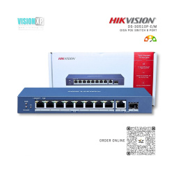 Hikvision DS-3E0510P-E/M 8 Port Gigabit Unmanaged PoE Switch