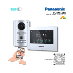 Panasonic VL-SA611SX Hybrid Video Door Phone Kit + Mobile Apps Access