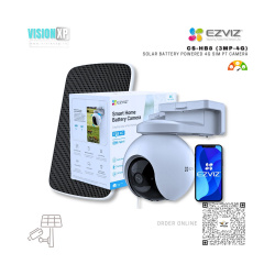 Ezviz HB8 4G 2K Pan & Tilt 3mp Battery Powered Outdoor Camera