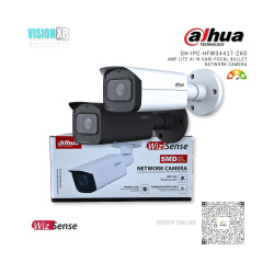 Dahua DH-IPC-HFW3441T-ZAS 4MP Lite AI IR Vari-focal Bullet IP Camera