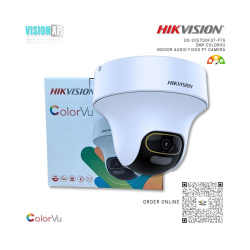 Hikvision DS-2CE70DF3T-PTS 2MP ColorVu Indoor Audio Fixed PT Camera