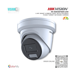 Hikvision DS-2CD2367G2H-LI(U) 6 MP Smart Hybrid ColorVu Dome Camera