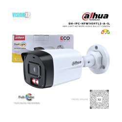 Dahua DH-IPC-HFW1439TL2-A-IL 4MP Light Network Audio Bullet Camera